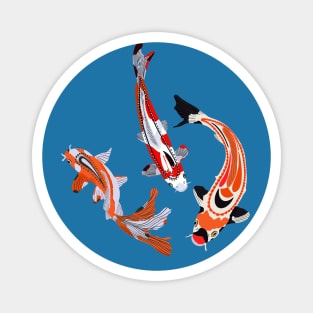 Decorated Koi Fish Magnet